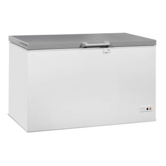 Vrieskist rvs deksel 407 l