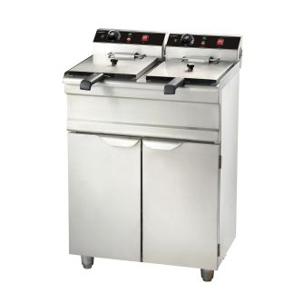 Elektrische friteuse 2x9l