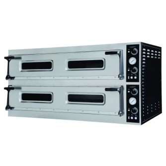 Pizzaoven bakplaat dubbel 2 x 9