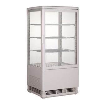 Koelvitrine 68l wit