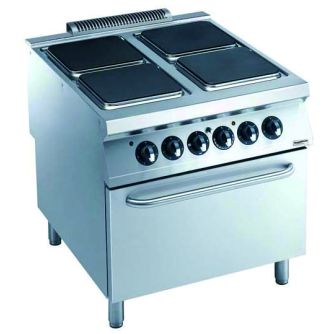 Pro 900 el. fornuis 4 pl. met el. oven