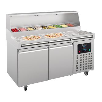 Pizzawerkbank 2 deuren 9x 1/3 gn pan