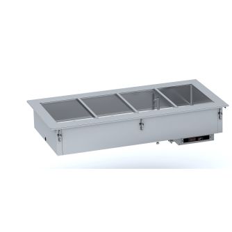 Drop-in Bain-marie 4/1 - automatisch water vullen