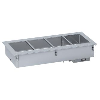 Drop-in Bain-marie 5/1 - automatisch water vullen