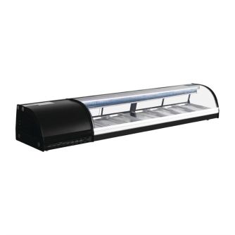 Polar g-serie gekoelde sushivitrine 7xgn 1/3