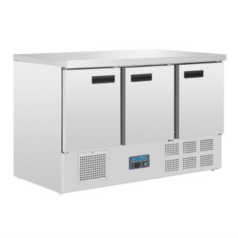 Polar g-serie 3-deurs koelwerkbank 368l