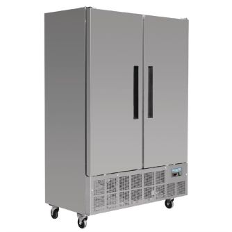 Polar g-serie 2-deurs slimline rvs vriezer 960l