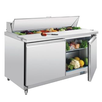 Polar u-serie 2-deurs gekoelde saladette 527l