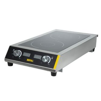 Buffalo heavy-duty dubbele inductiekookplaat 7000w