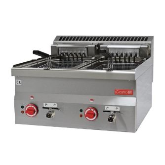 Gastro m 600 elektrische friteuse 2x 10l 60/60 fre