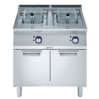 Electrolux staande elektrische friteuse 2 x 7 liter