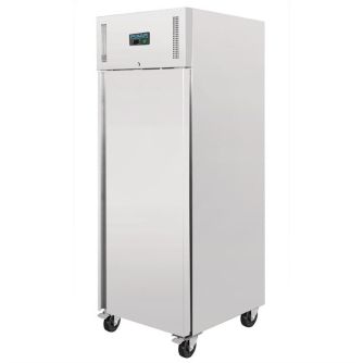 Polar u-serie professionele 1-deurs vriezer rvs 650l